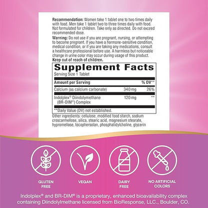 Nature's Way Estrobalance, Absorbable BR-DIM, Supports Healthy Estrogen Metabolism*, Vegan, Gluten Free, 60 Tablets (Packaging May Vary)