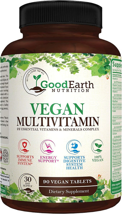 Vegan Multivitamins for Men & Women D3 ,