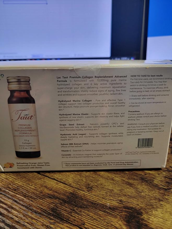 TAUT Liquid Collagen for Women 3 Box (8 Bottles