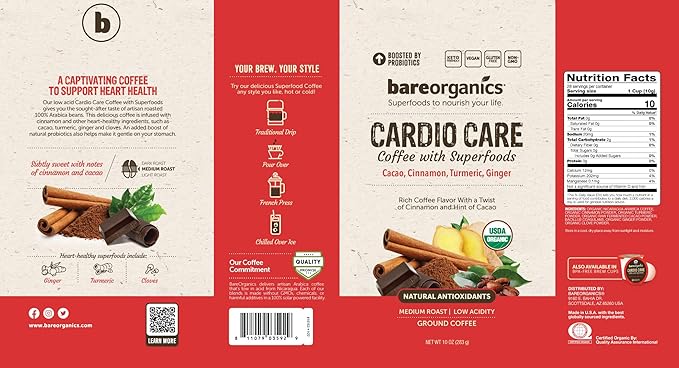 CARDIO CARE BAGGED COFFEE with Superfoods