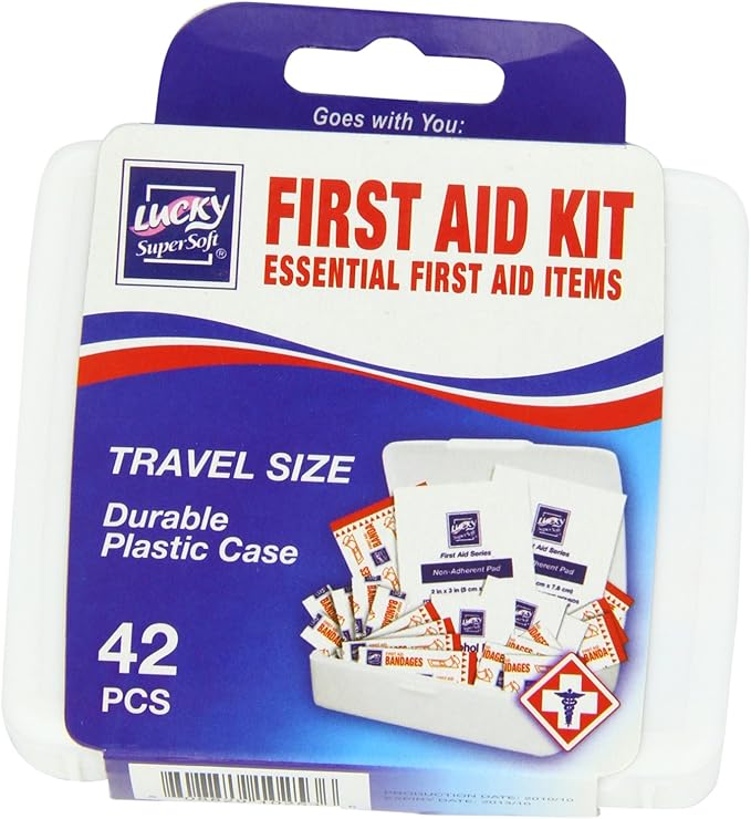 Lucky Super Soft First Aid Kit, 42 Count
