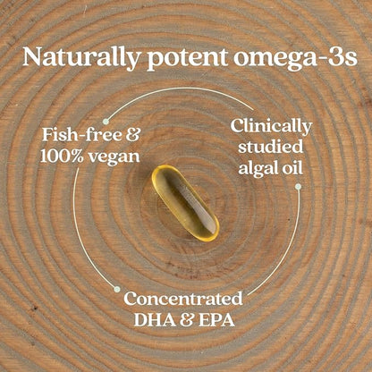 New Chapter Vegan DHA, EPA, and Omega-3 Complex- 30 Vegan