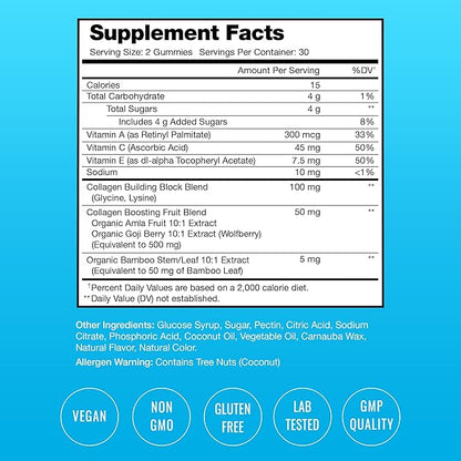 Collagen Boosting Gummies 60 Peach (2-Pack)
