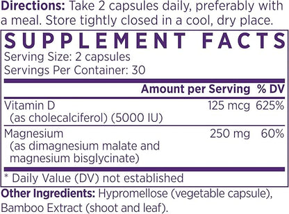 NAOMI Activated Vitamin D3 5000 IU (125 mcg) 60 Veggie 30 Day
