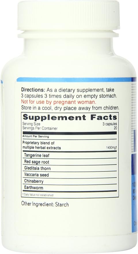 Mammary Care Dietary Supplement Capsules, 500 60-Count Bottle