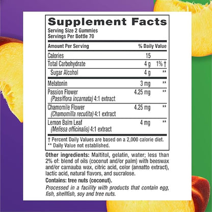 Vitafusion Melatonin Gummy Vitamins, 140 Count 1)