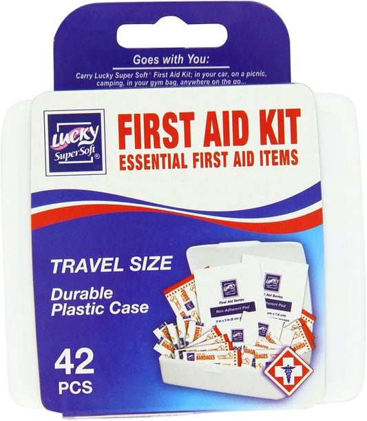 Lucky Super Soft First Aid Kit, 42 Count
