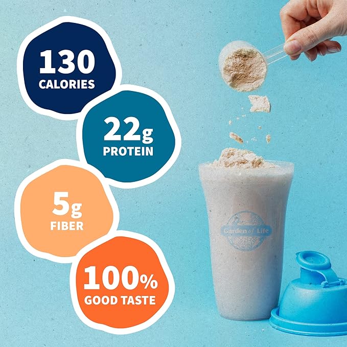 Organic Vegan Vanilla Protein Powder 22g Complete 10ct Tray