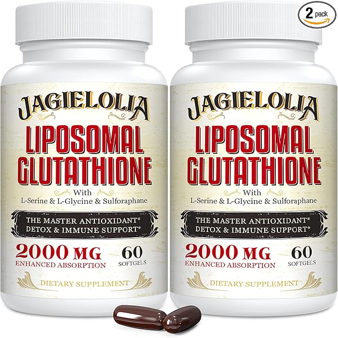 Liposomal Glutathione 2000 mg with L-Serine, 120 Softgels