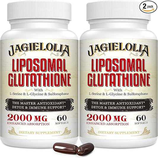 Liposomal Glutathione 2000 mg with L-Serine, 120 Softgels