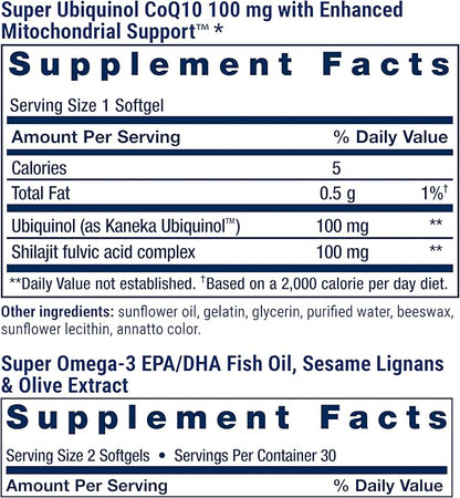 Life Extension Comprehensive Nutrient Packs Advanced, Curcumin, Fish Oil, multivitamin, CoQ10, multis and Supplements, 30 on-The-go Packets, Gluten-Free, Non-GMO