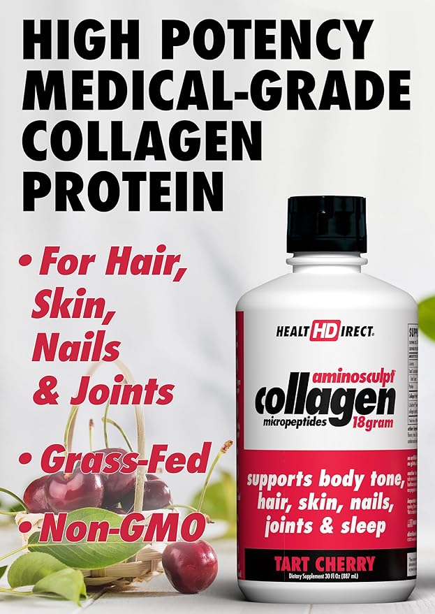 HEALTH DIRECT AminoSculpt Sugar-Free Collagen Supplement 30 Fl