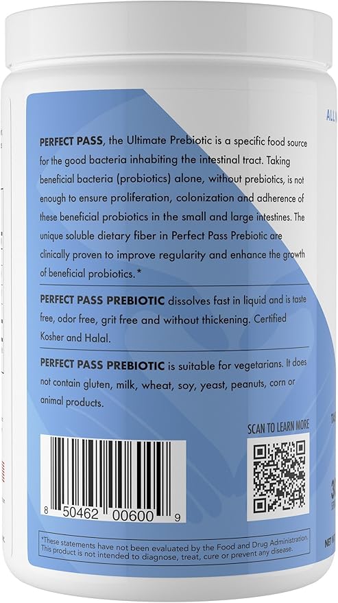 Prebiotic PHGG Partially Hydrolyzed Guar Gum 210g Powder 100% Natural