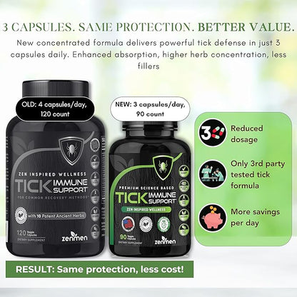 Tick Immune Support Supplement 90 Vegan
