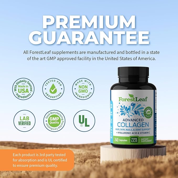 ForestLeaf Multi Collagen Pills (240 Peptide