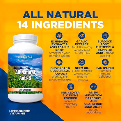 LifeSource Vitamins All Natural Anti-B 14 All 360 Immune