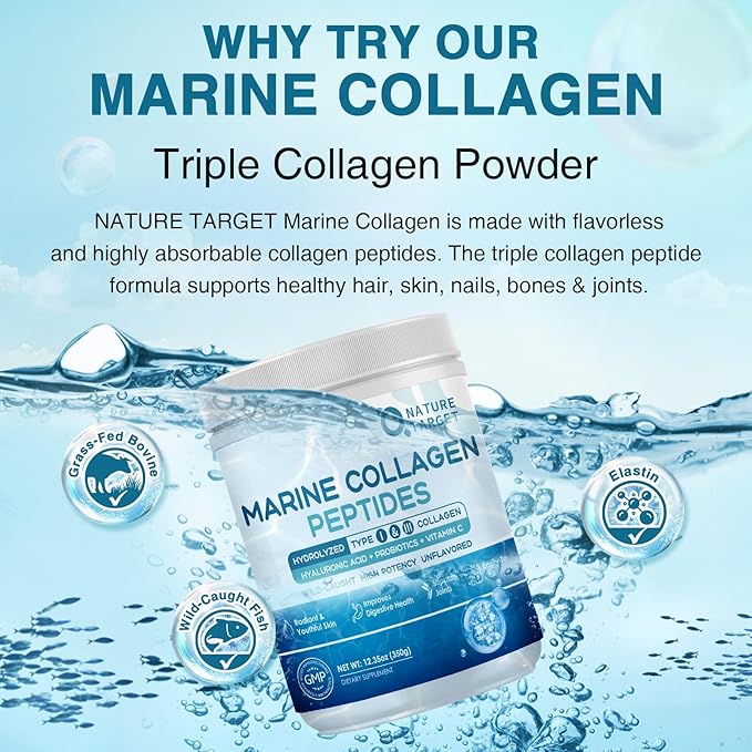 Marine Collagen Peptides Powder 35 Servings