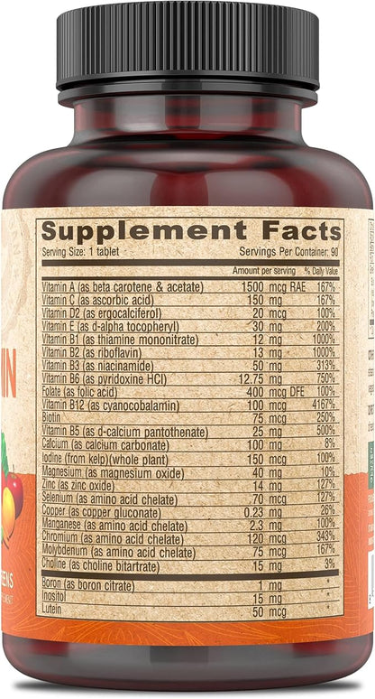DEVA Vegan Multivitamin and Mineral Supplement 90 Coated 2)