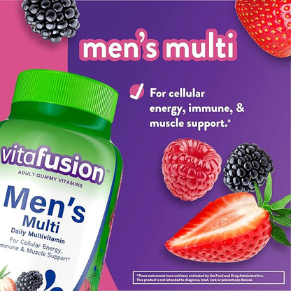Vitafusion Men's Powerful Multi - Natural Berry 150 Gummies