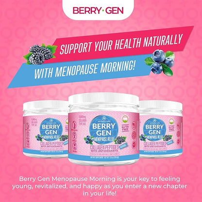 Menopause Morning Collagen Powder with Antioxidants 30 Servings 1 and 3 Collagen