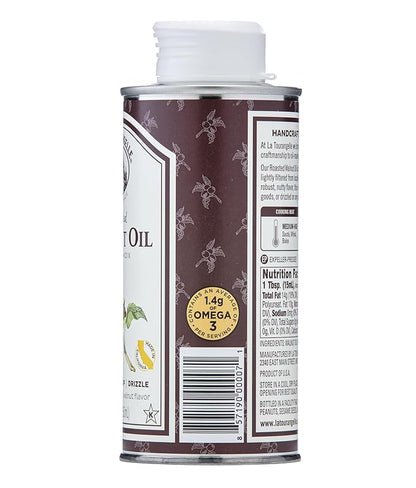 La Tourangelle, Roasted Walnut Oil, Plant-Based Source of Omega-3 Fatty Acid, Cooking, Baking, & Beauty, 8.45 fl oz
