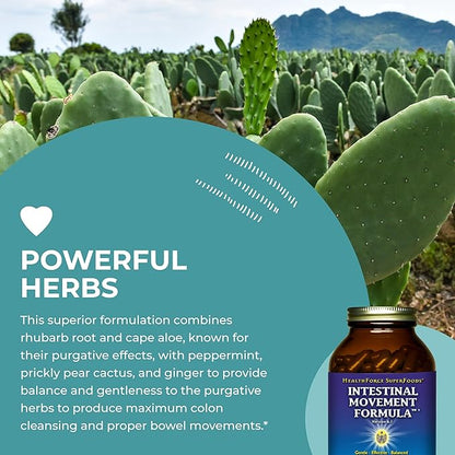 HEALTHFORCE SUPERFOODS Intestinal Movement Formula 360 Capsules