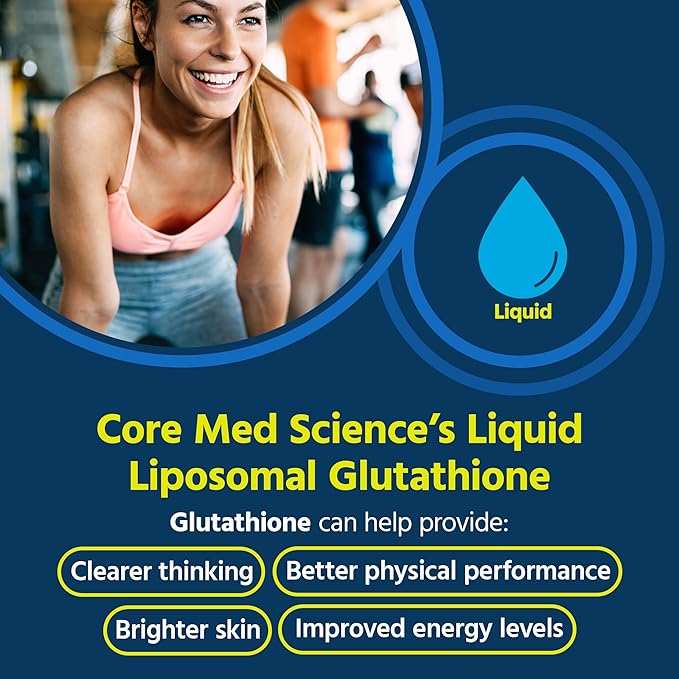 Core Med Science Liposomal Glutathione Liquid (500mg, 4 4 Fl