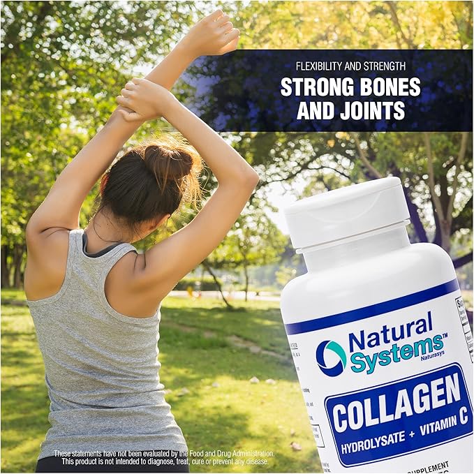 Collagen Plus Vitamin C by Natural 60 Capsules