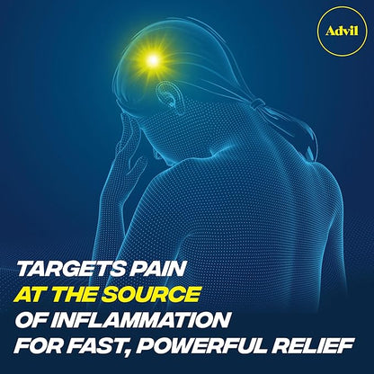 Advil Pain Reliever and Fever Reducer, 200mg for 24 Coated