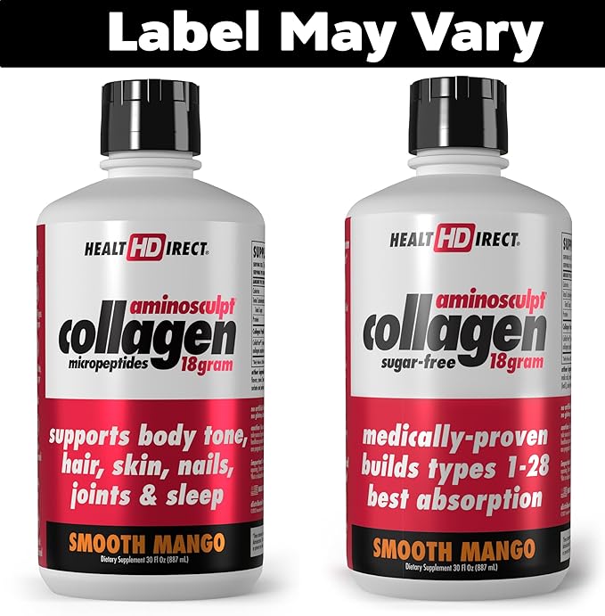 HEALTH DIRECT AminoSculpt Sugar-Free Collagen Supplement 30 Fl