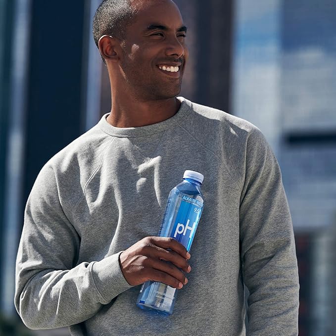 Perfect Hydration 9.5+ pH Alkaline Drinking Water 100% Recycled Bottles Electrolyte Minerals for Taste 24 pack - 20 oz