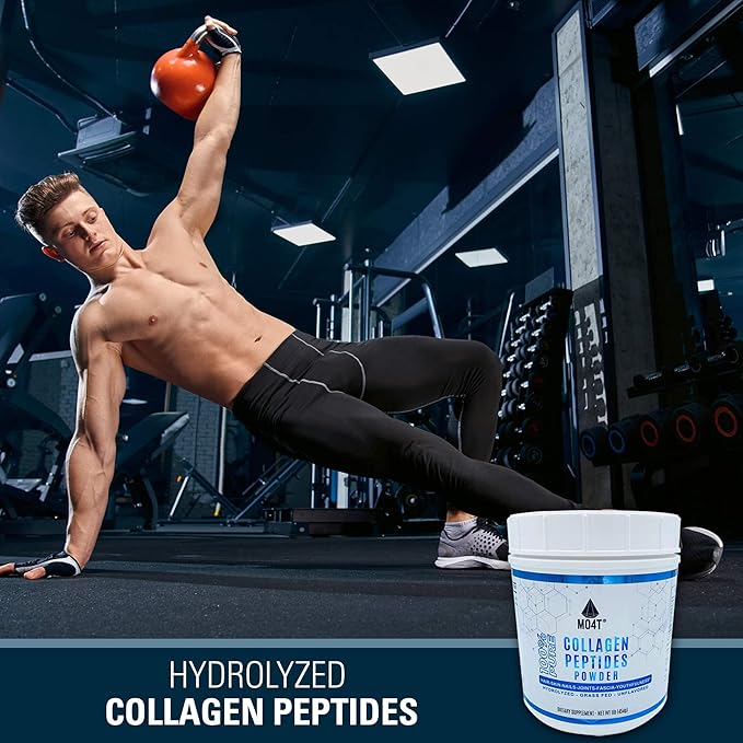 MO4T Grass-Fed Hydrolyzed Bovine Collagen Peptides- (1 Pound)