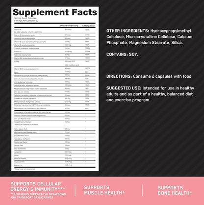 Optimum Nutrition Opti-Women Daily Multivitamin 30 Day 60 Count,