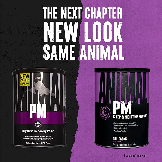 Animal PM - Zinc, Magnesium, Vitamin B6, GABA 30 Count