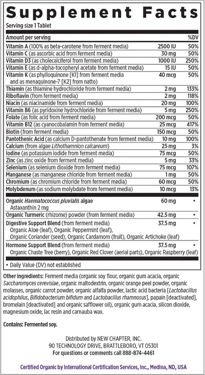 New Chapter Multivitamin for Women 50 Plus 55+ with 24 ct