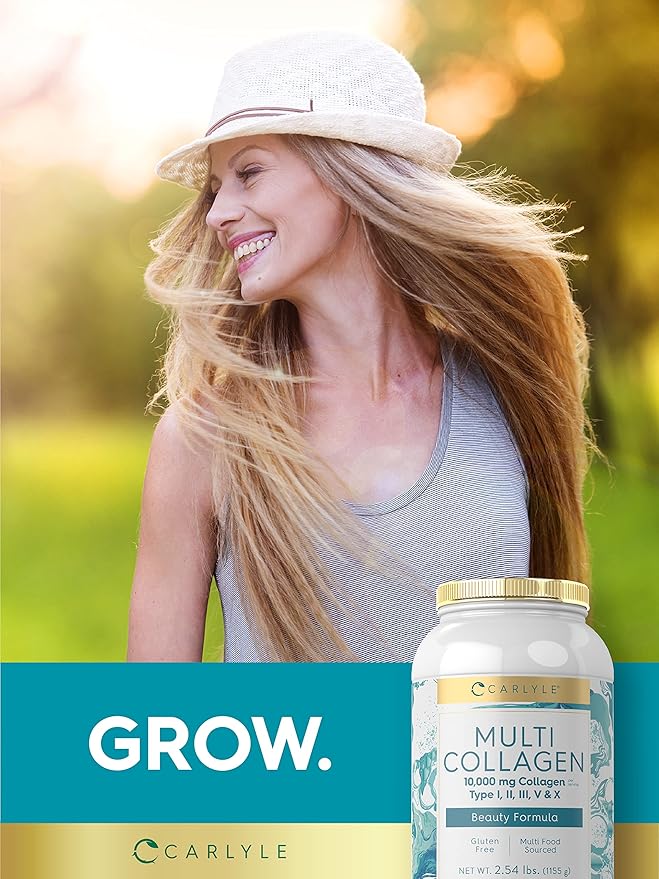 Carlyle Multi Collagen Peptides Powder 40 oz 10000 mg