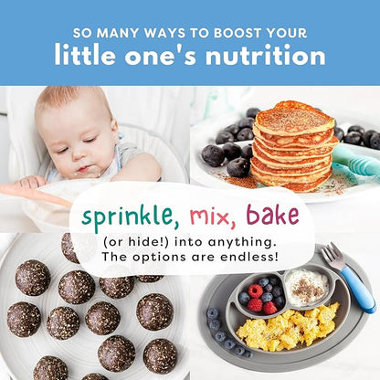 Superseed Organic Milled Chia, Flaxseed and Omega-3 DHA 6M+ Babies (7oz x 1 Pack)