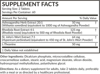 Futurebiotics Chill Pill + Ashwagandha, Rhodiola, 2000 MG 120 Vegetarian