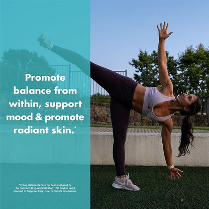 Essential Balance Hormonal Support and Vitamin Supplement for Women by Foxy Fit – Antioxidant, Healthy Skin & Hair for Daily Use* (30 Servings)
