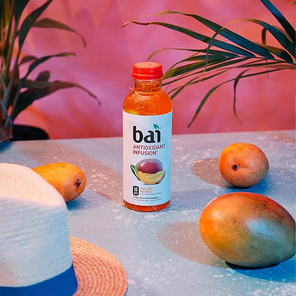 Bai5, 10 calorie Malawi Mango, 100% Natural, Antioxidant Infused Beverage, 18 Fl Oz