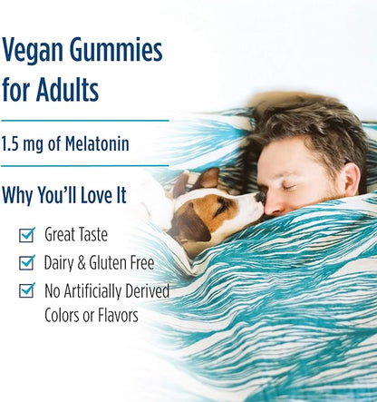 Nordic Naturals Zero Sugar Melatonin Gummies, Raspberry 120 Gummies 1.5 mg 120 Servings