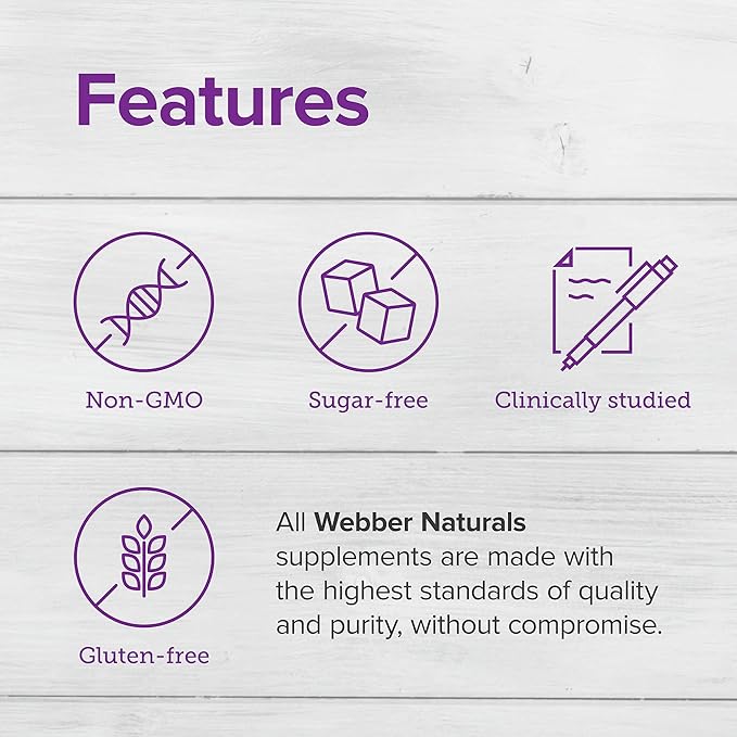 Webber Naturals Collagen30 with Biotin, 2,500 5,000 mcg 120 Tablets,