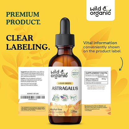 Astragalus Tincture - Immune Support Supplement 2oz
