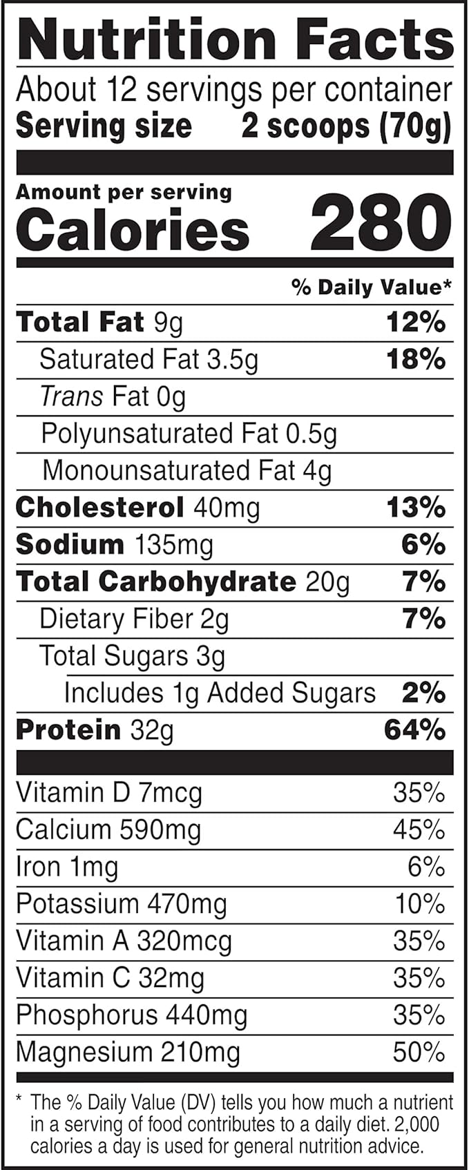 Muscle Milk Genuine Protein Powder, Chocolate, 1.93 Pounds, 12 Servings, 32g Protein, 3g Sugar,