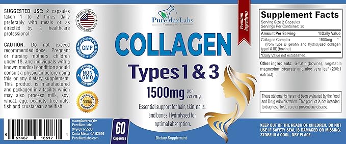 Collagen Types I & III 60 Capsules