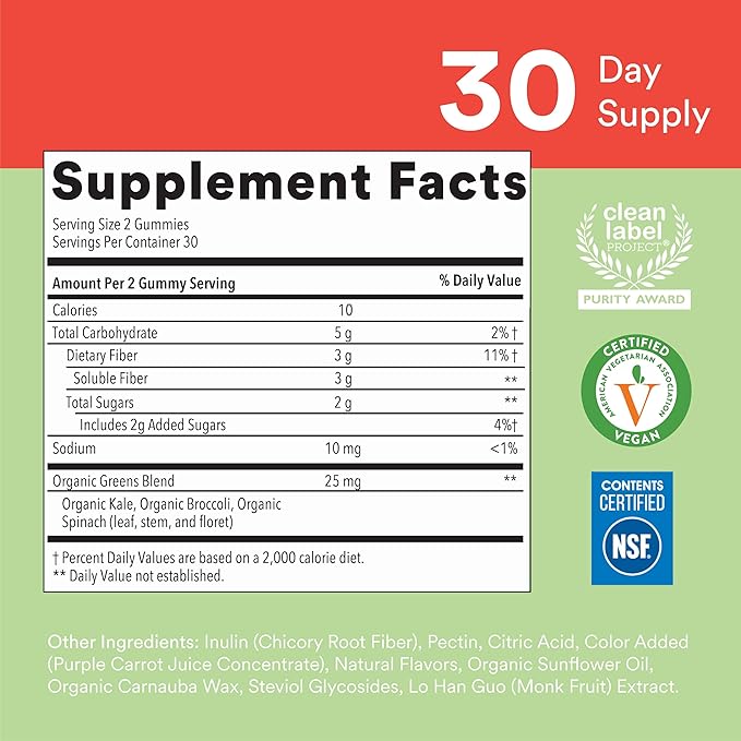 SmartyPants Kids Multivitamin + Fiber & 3 Fish (120 Count) (60 Count)