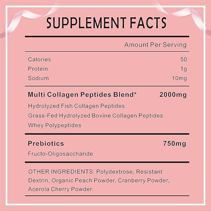 GDME Multi Collagen Peptides Powder 20 Packets