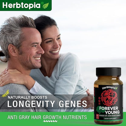 Forever Young Longevity Supplement for Immunity, 60 Caps