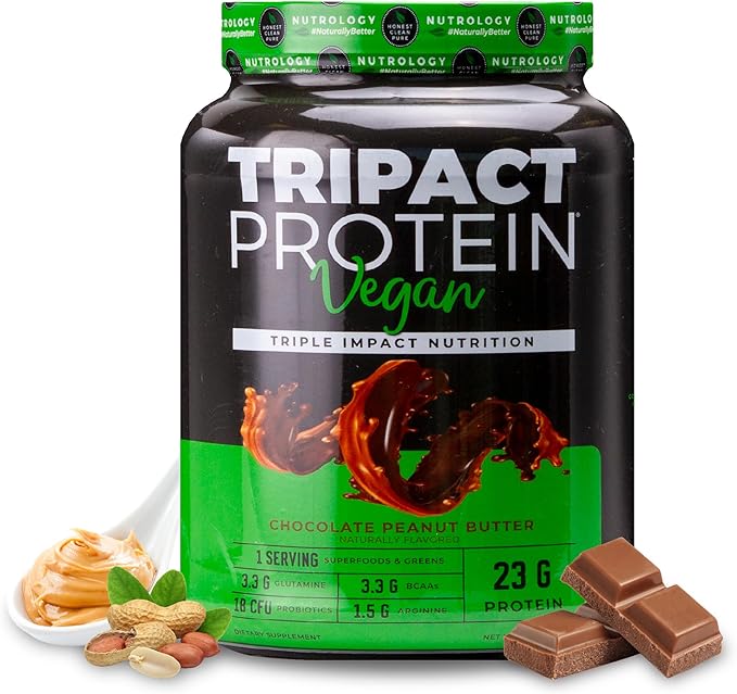 TRIPACT Vegan Protein Powder, for Vegan 20 Servings