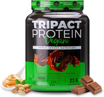 TRIPACT Vegan Protein Powder, for Vegan 20 Servings